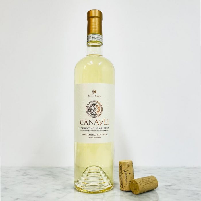 Vino Bianco Canayli Vendemmia Tardiva, cantina gallura
